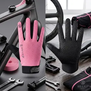 Full Finger Cycling Gloves for Men & Women - Touchscreen Mountain Bike MTB Racing Gloves, Breathable Protective Workout Gloves for Bicycle Riding, Comfortable Grip, Durable Design, Perfect for Outdoor Sports and Training
