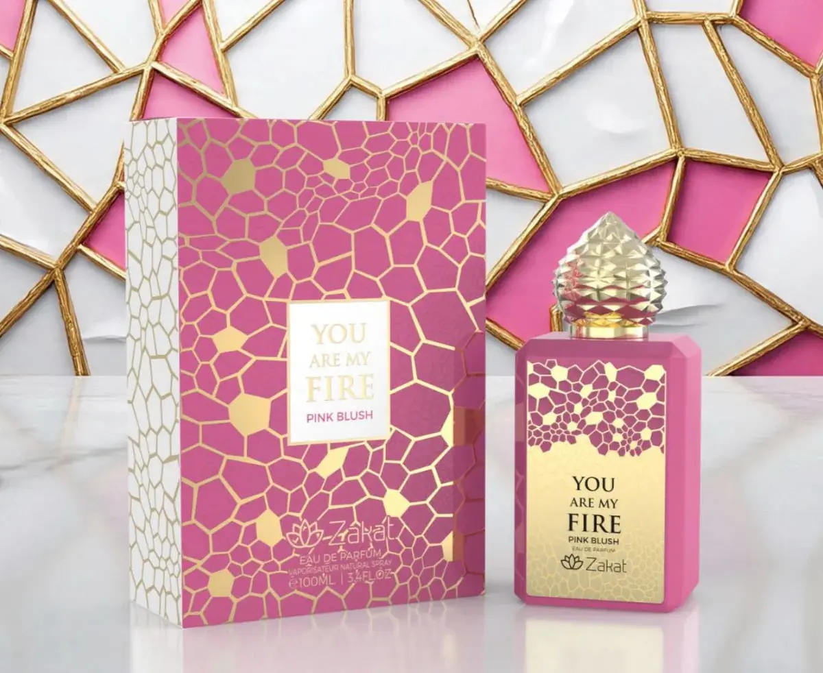 Armaf You Are My Fire Blush Pink Unisex Floral Oriental Perfume - 100ml (3.4oz) Signature Scent, Fiery Blend Non-Toxic Refreshing EDP with Lily-of-the-Valley, Blackcurrant, Musk, Sandalwood, Vodka, Basil, Amber, Peach, Patchouli, Bergamot, Raspberry
