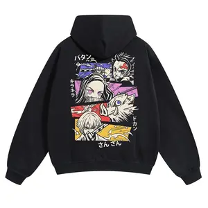 [Tiktok Shipping] Demon Slayer  Unisex FallFreshness outfits men streetwear 80s 90s graphic tees cotton Anime funny Hoodies men gifts Classic