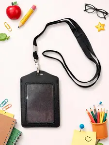 Personalized Photo ID Badge Holder with Lanyard for Easy Access Secure Storage Customizable Design Versatile Use Secure Attachment