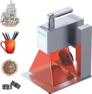 Longer Nano Portable Laser Engraver, 6W Laser Engraver and Cutter, DIY Engraver Tool for Wood, Acrylic, Leather, Cloth, Metal, Ceramics,5000mm/s High-Speed