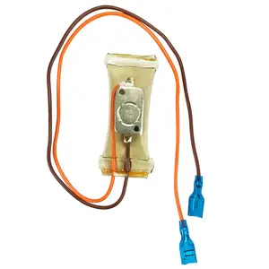 Appli Parts APBT-S8835 Bimetal Thermostat 2 Wire, Open 59 F and Close 32 F, orange and brown colored wires, Reference: BIM-8835 RO40504 Thermodisc