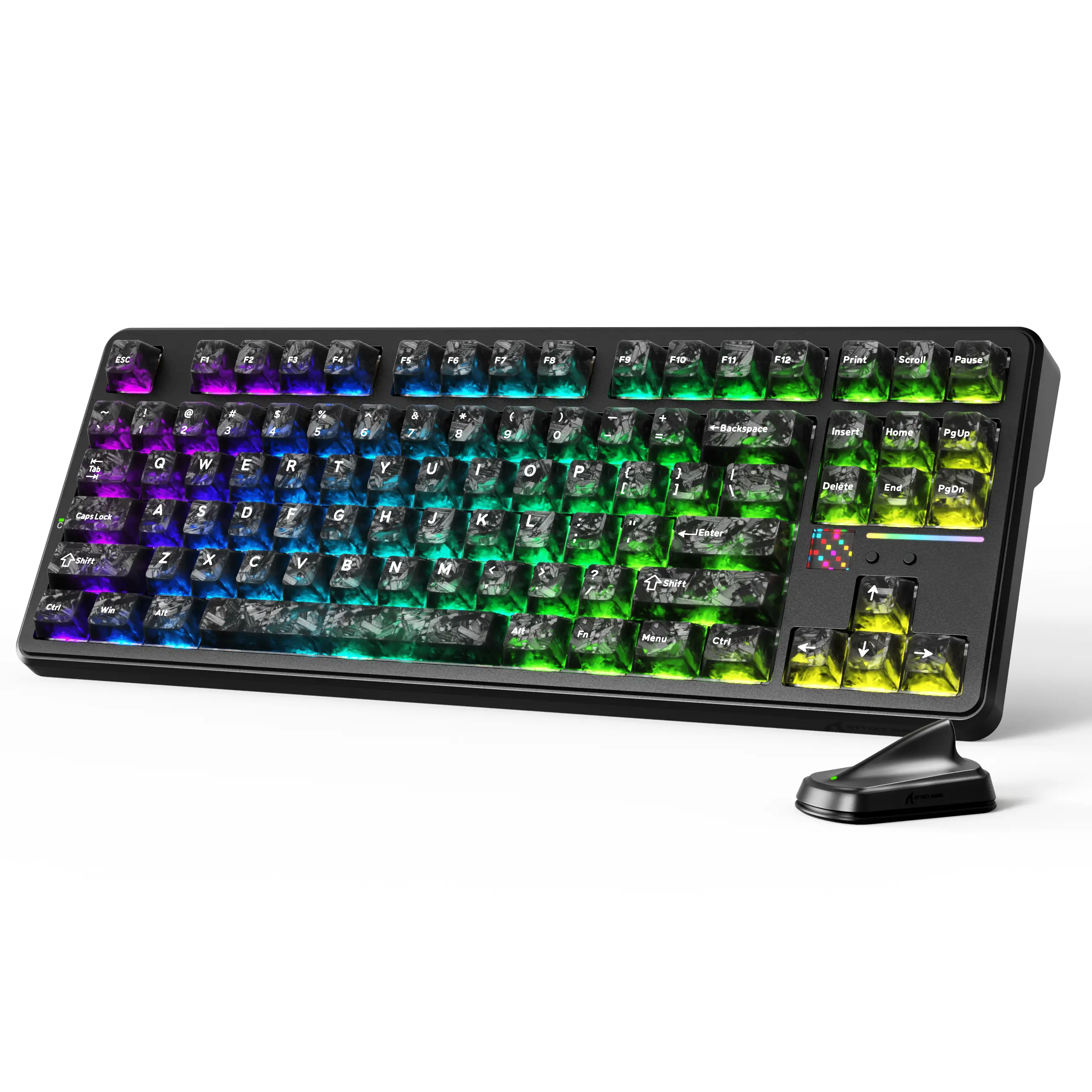 ATTACK SHARK×MAMBASNAKE X87ULTRA 8K Wireless Mechanical Gaming Keyboard 80% TKL 10000mAH Rechargeable creamy keyboards