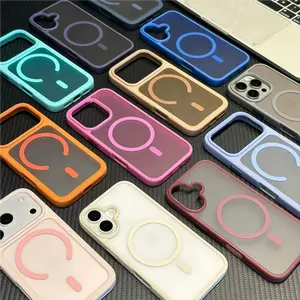 Minimalist Solid-Color Matte MagSafe Phone Case Compatible with iPhone 17/16/15/14/13—A Premium, Unique Case That Stands Out from the Crowd