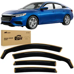 Nilight in Channel Rain Guards for Honda Accord 2018 2019 2020 2021 2022 2023 Vent Window Visors-4pcs Car Vehicle Replacement Auto Accessories  dealsforyoudays
