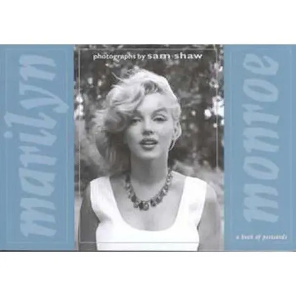 Used Copy Good Marilyn Monroe Photography Postcard Book by Sam Shaw - English Language Marilyn Monroe Memorabilia