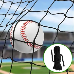 Baseball Softball Backstop Nets, Heavy Duty  Netting Barrier #18 Nylon Baseball Netting 10'x20'/10'x30'(Net Only)
