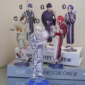 Blue Lock Acrylic Stand Figure Model Anime Peripheral Isagi Yoichi Bachira Meguru Chigiri Hyoma Desktop Display Birthday Gift for Girls