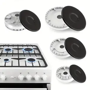 Gas Stove Burner Cap Set, Gas Stove Parts, Durable High-temperature Resistant Flame Distributors, Even Cooking 4 Flame Caps Or 4 Burner Covers