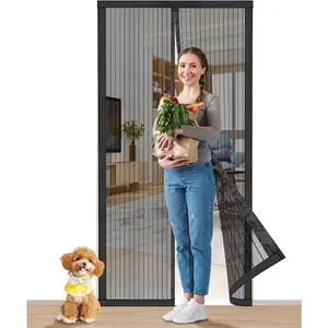 Self Sealing Magnetic Screen Door Easy Install In Seconds Pet Safe Kid Proof No More Bugs Keep Cool Indoor Outdoor Flow