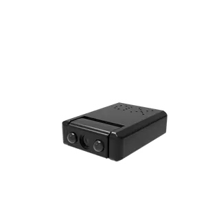 XD Portable 1080P high-definition camera with night vision, motion detection and audio alarm, plug-and-play monitoring system, loop recording, compact CCTV camera, suitable for home/office monitoring, outdoor cycling (cloud-free storage)