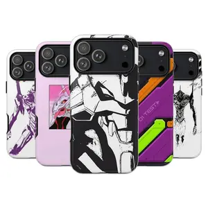 Neon EVA-01 Test Unit iPhone Case – Evangelion EVA 01 Design Tough Glossy Compatible with iPhone 17, 16, 15, 14, 13, 12, 11, X & Galaxy.