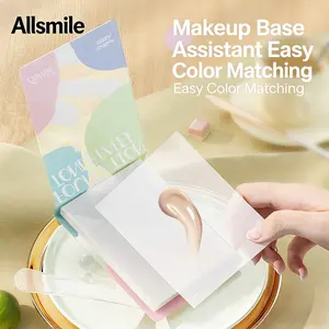 One-Use Foundation Palette, No-Wash Makeup Color Chart, Cosmetic Color Paper, Professional Makeup Artist Use, Nail Concealer Makeup Test Plate