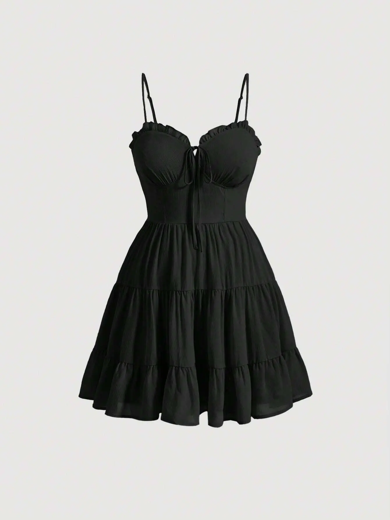 MOD Plus Size Milkmaid Dress  Tie Cami Corset Style