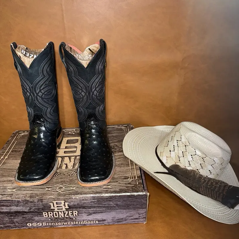 Ostrich Exotic Men Boot