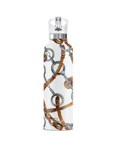My Bougie Bottle Equestri 25oz Insulated Water Bottle with Stylish Design and Lid