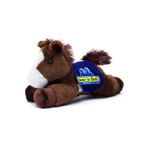 Paint Horse with Mane 'n Tail Blue Saddle Paint Horse with Mane 'n Tail Blue Saddle