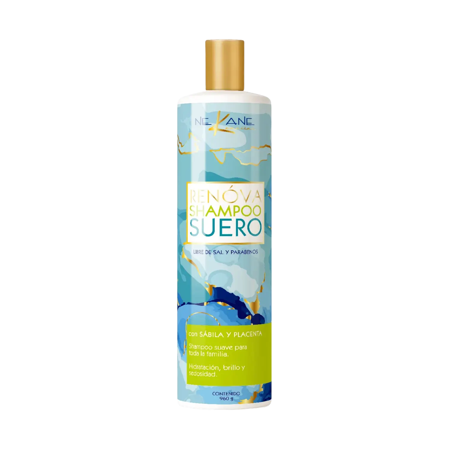 Nekané Renova - Paraben-Free Serum Shampoo 960g  Gentle care for radiant, healthy hair