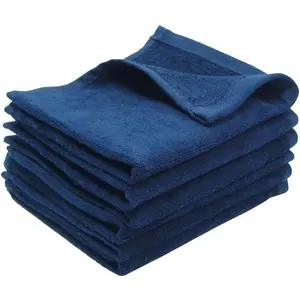 Fingertip Towels 11X18 100% Cotton Rally Towels Multiple Colors Available in 24Pack 36Pack 60Pack 120Pack (Navy Blue, 24)