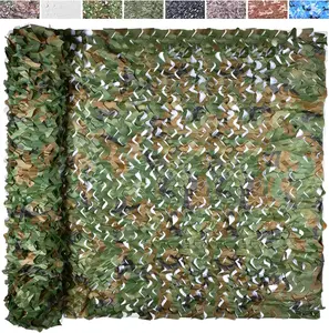 Camo Netting Camouflage Netting 6.5ft*13.12ft  13.12ft*19.6ft  16.4ft*19.6ft Bulk Roll Burlap Camo Tarp Sunshade Net for Hunting Blind Dinosaur Birthday Jungle Military Theme Party Decoration Camping Shooting