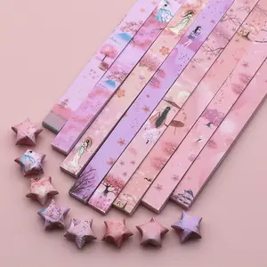 540 Sheets Printed Star Origami, Handmade Star Making Kit, Surprise Gifts, Event Venue Decoration, Multiple Styles Available, Craft Kits, Craft Supplies