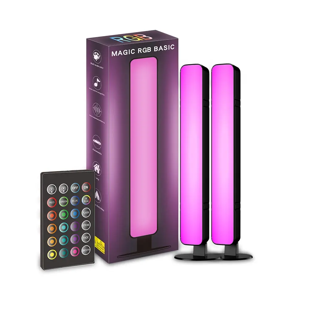 USB Desktop Atmosphere Light RGB Bedroom Ambiance Lamp, Gaming Computer Sound Effect Ambient Light, LED Color Changing TV Backlight Music Mood Lighting, Adjustable RGB Lighting, Immersive Ambient Lights