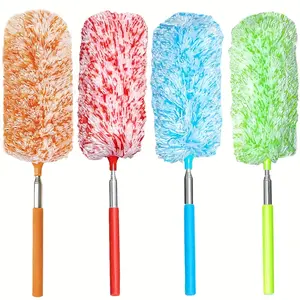 1pc Extendable Microfiber Duster for Cleaning Office, Car, Computer, Air Condition, and More - Washable and Reusable Cleaning Tool