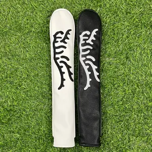 Golf Pointing Rod Cover, Direction Indicator Rod Cover, PU Positioning Rod Practice Baseball Rod Protective Hat, Golf Accessories, Golf Club Covers, Golf Supply