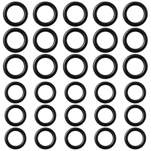 50 Pack  Washer O-Rings, Hose Gasket Washers, 1/4" and 3/8" Quick Connect Couplers, Water Hose Replacement Seals, Durable Plastic Rings Kit for Faucet Garden