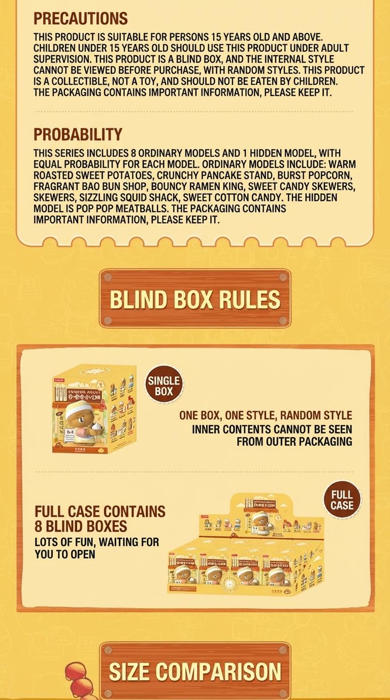 MINISO Mochi “Pop Pop” scented snack stall series blind box—figurine ornament, gift, trendy collectible, new cute figure; ideal for gifting and personal collection.