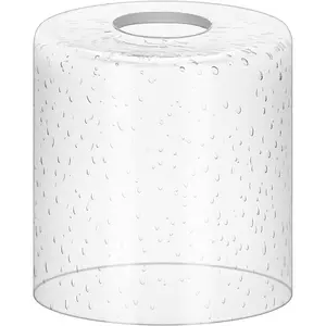 1 Pack Cylinder Seed Glass Shade, Replacement Glass Lamp Shade for Pendant Light Floor Lamp Desk Lamp Wall Sconces and Bathroom Light Fixtures