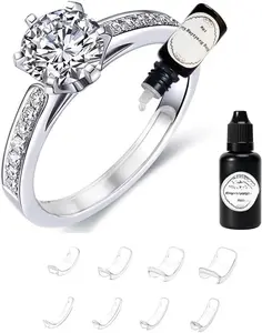 Invisible Ring Size Adjuster for Loose Rings Ring Adjuster Fit Any Ring Resizing Gel with UV Light Ring  Filler