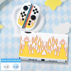 Suitable for Nintendo Switch 2 game console accessories, TPU soft case, comes with 2 thumb joystick caps, Thumbstick grips, drop-proof and scratch-resistant, removable protective cover, 2025 new style, light and soft shell, multiple colors, Christmas/gift