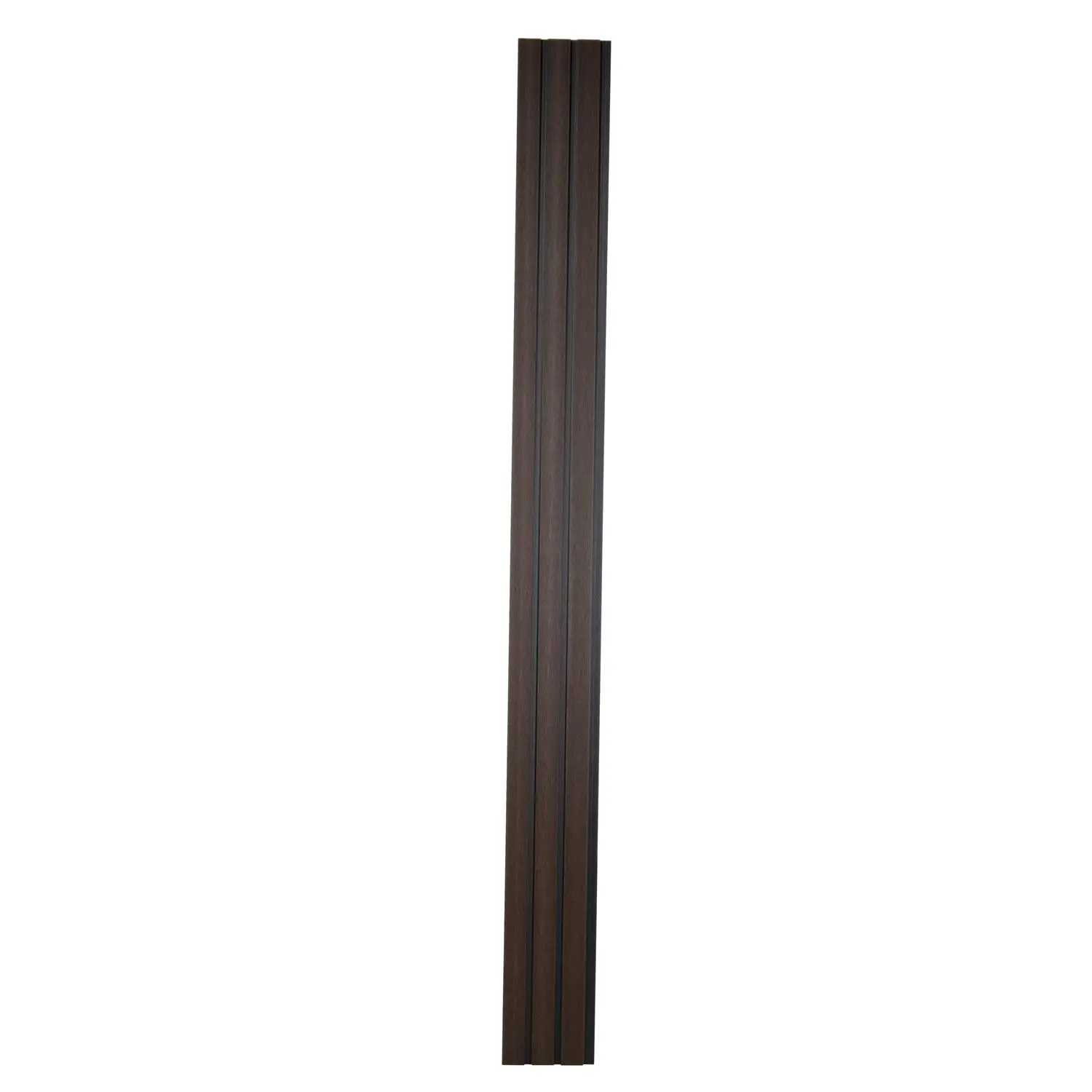 Expresso Walnut Heavy-Duty Slat Composite Fence Panels