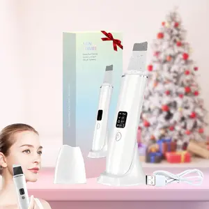 Ultrasonic Skin Scrubber, Deep Cleansing Facial Beauty Instrument, Professional Facial Care Machine for Women & Girls