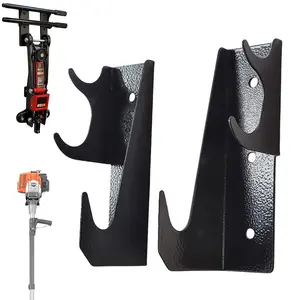 Jack Stand Wall Mount, Stable Design, Non-Slip Hooks Space Saving Rack, Hydraulic Car Jack Storage Holder, Easy To Install, For Garage Repair Bay Shed Home Toolroom