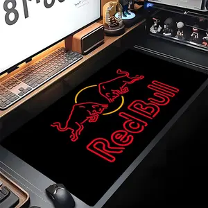 Fashion Red Logo B-BullS Mouse Pad Gaming Locking Edge Big Computer Gamer Large Rubber Art Mousepad Laptop Desk Mat
