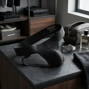 Men's Athletic Jockstrap Supporter Underwear - Breathable Comfortable Active Sport Jock Straps for Male Workout Gym Running Fitness Training Supportive Design