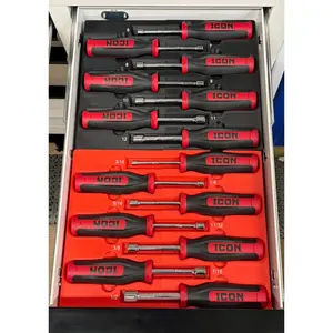 Harbor Freight Icon Nut Driver Organizer Metric + Sae
