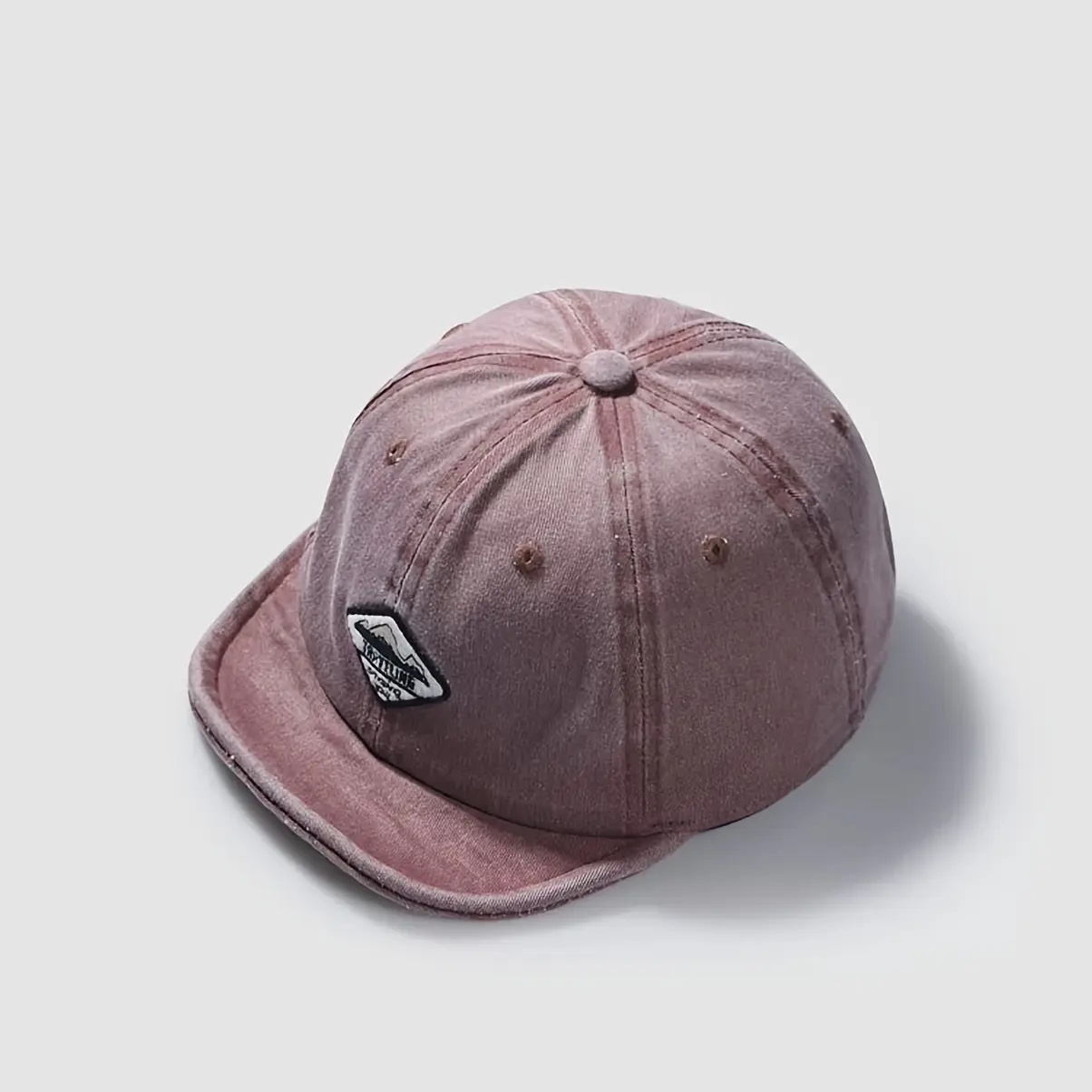 Men's Basic Stylish Retro Washed Japanese Workwear Short-Brim Baseball Cap - Casual Wear, Hip-Hop Street Fashion Compatible, Includes Flat-Brimmed Trucker Hat