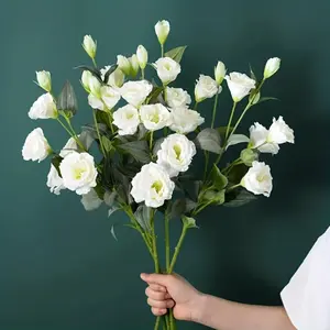 Elegant Artificial Flowers Bouquet, Artificial Flower Set, Artificial Mixed Flower, 27 Inch Realistic Stems with Leaves, Home Decor, Weddings, Indoor Outdoor, Maintenance-Free