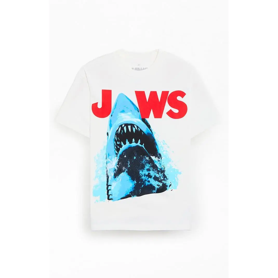 PacSun Men's Jaws Shark T-Shirt - Multicolor