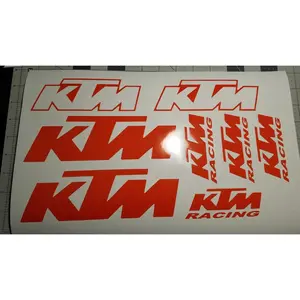 Ktm Motorcycle And Helmet Decal Set, Pc Sticker Decal