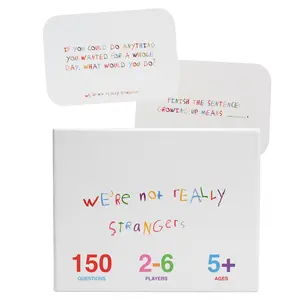 We're Not Really Strangers Kids Edition -  150 Conversation & Activity Cards for Kids, Adults, & Teens