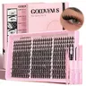 Goddvenus Dollyeye lash Clusters Natural Anime 300 Pcs Manga Eyelash Clusters 10-16mm Cluster Eyelash Extensions Cosplay No Plastic Feel Individual Lash Extension
