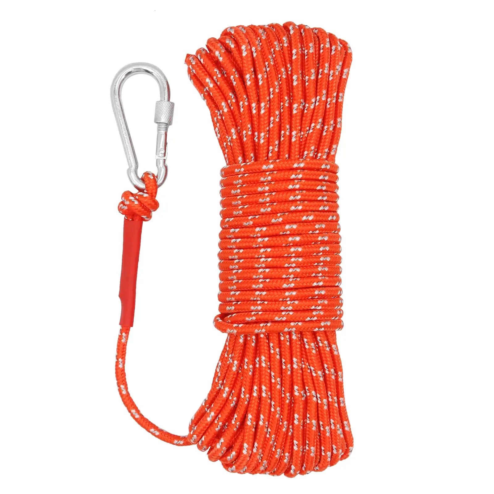 NewDoar 6mm Buoyant Marine Floating Rope - High-Strength Double-Braided Fade-Resistant Reflective Yellow Outer Safety Rope for Boating, Anchoring, Emergency Rescue, 30-Day No-Hassle Returns Policy, Camping