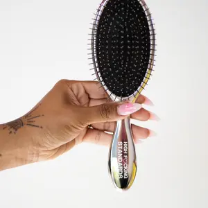 Stainless Steel BLEACH BRUSH for Pain-free Detangling, Perfect for Stylists and Extension Wearers Hair Styling Tool
