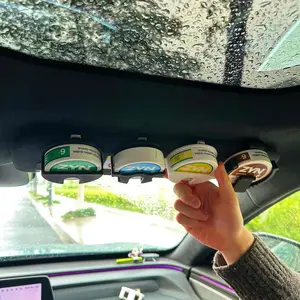 ZynByn Holder Visor Clip | Durable Material for Car | Universal Fit & Easy Access | Essential Accessory for ZynByn Pouches(no printed text)