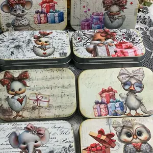 Valentine Tin Trinket Box – Decorative Storage for Jewelry & Keepsakes