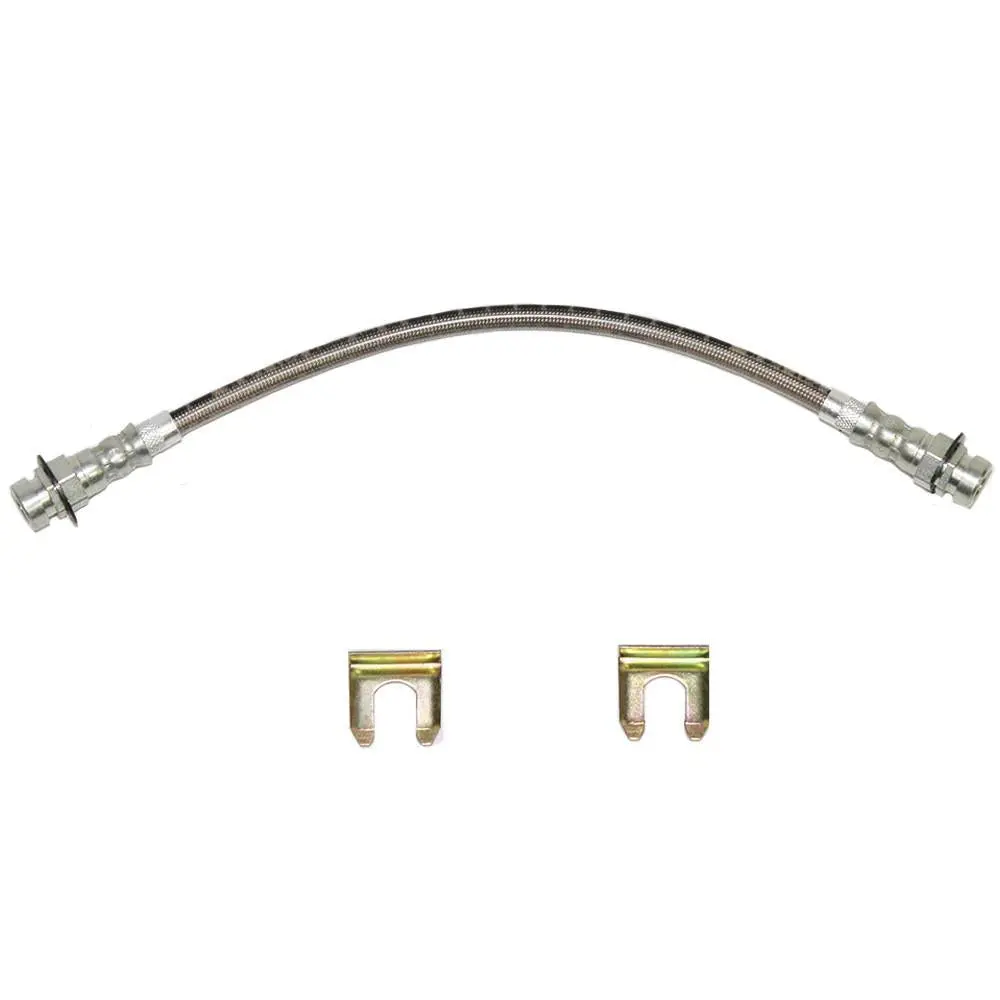 HSP9998SS- 85-89 Merkur; Front Flex Hose; Stainless